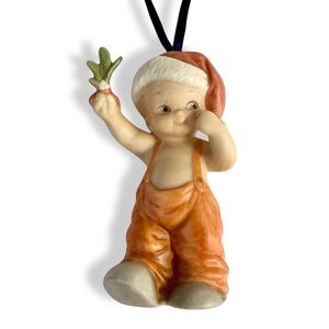 Vintage 90s Enesco Memories of Yesterday How Bout A Little Kiss Event Ornament